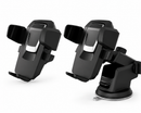 Suporte Veicular para Celular e GPS – Trava Automática, Rotação 360° e Ajuste Universal