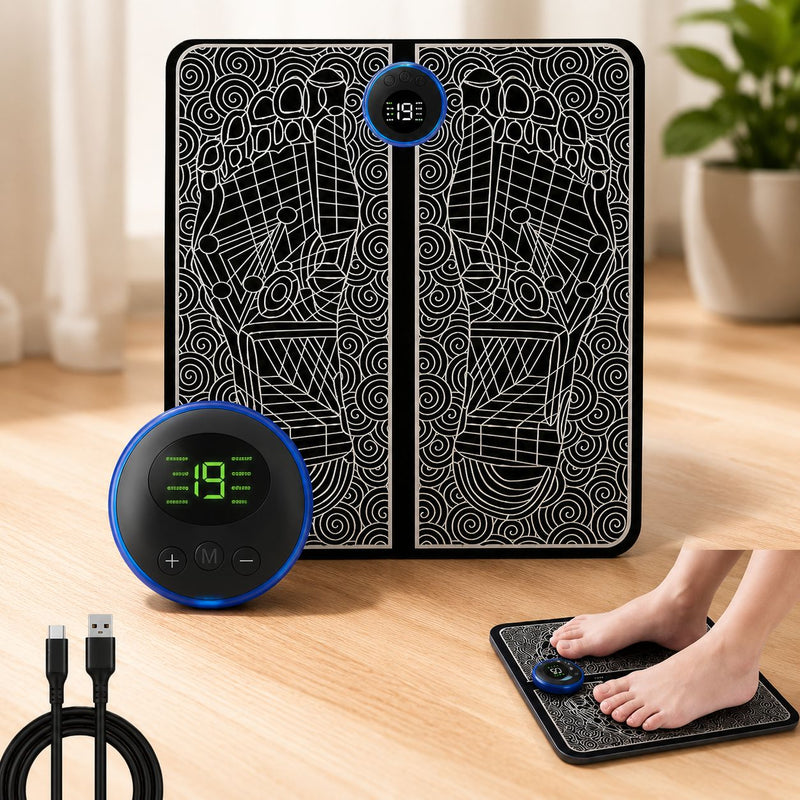 Tapete Massageador Elétrico TENS para Pés