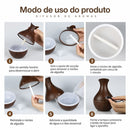 Mini Umidificador de Ambiente Ultrassônico com LED – Compacto, Silencioso e Portátil