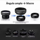 Lente Profissional Grande Angular 0.45X para Celular – Fotos e Vídeos com Visão Ampliada