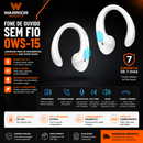 Fone de Ouvido Sem Fio Bluetooth OWS-15 com Microfone e Som Estéreo