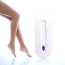 Depilador Elétrico Feminino Finishing Touch Recarregável USB Sem Dor Portátil com Luz LED