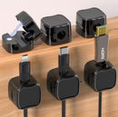 Fixador de Cabos Magnético Autoadesivo – Organizador de Fios Prático para Mesa, Celular e Notebook