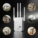 Amplificador de sinal Wi-Fi repetidor e roteador sem fio rede sem fio através da parede Dupla pressão/2.4G - G8