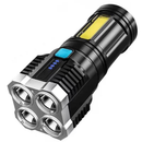 Lanterna LED Super Potente Recarregável USB – Alcance até 1500m