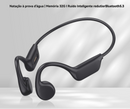 Fone de Ouvido de Condução Óssea Bluetooth X7 IPX8 à Prova d’Água com MP3 32GB – Ideal para Natação