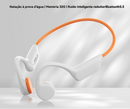 Fone de Ouvido de Condução Óssea Bluetooth X7 IPX8 à Prova d’Água com MP3 32GB – Ideal para Natação