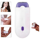 Depilador Elétrico Feminino Finishing Touch Recarregável USB Sem Dor Portátil com Luz LED