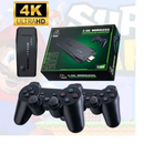 Bastão De Videogame 4K Com 20000 Jogos 64gb 2 Controladores Sem Fio Portátil Retrô | Envia Rápida