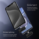 Microfone mini De Lapela Sem Fio Para iPhone/Android Profissional Magnético Redução de Ruído yan