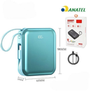 Power Bank 20000mAh Portátil Display Digital Carregamento Rápido 4 Saídas Universal